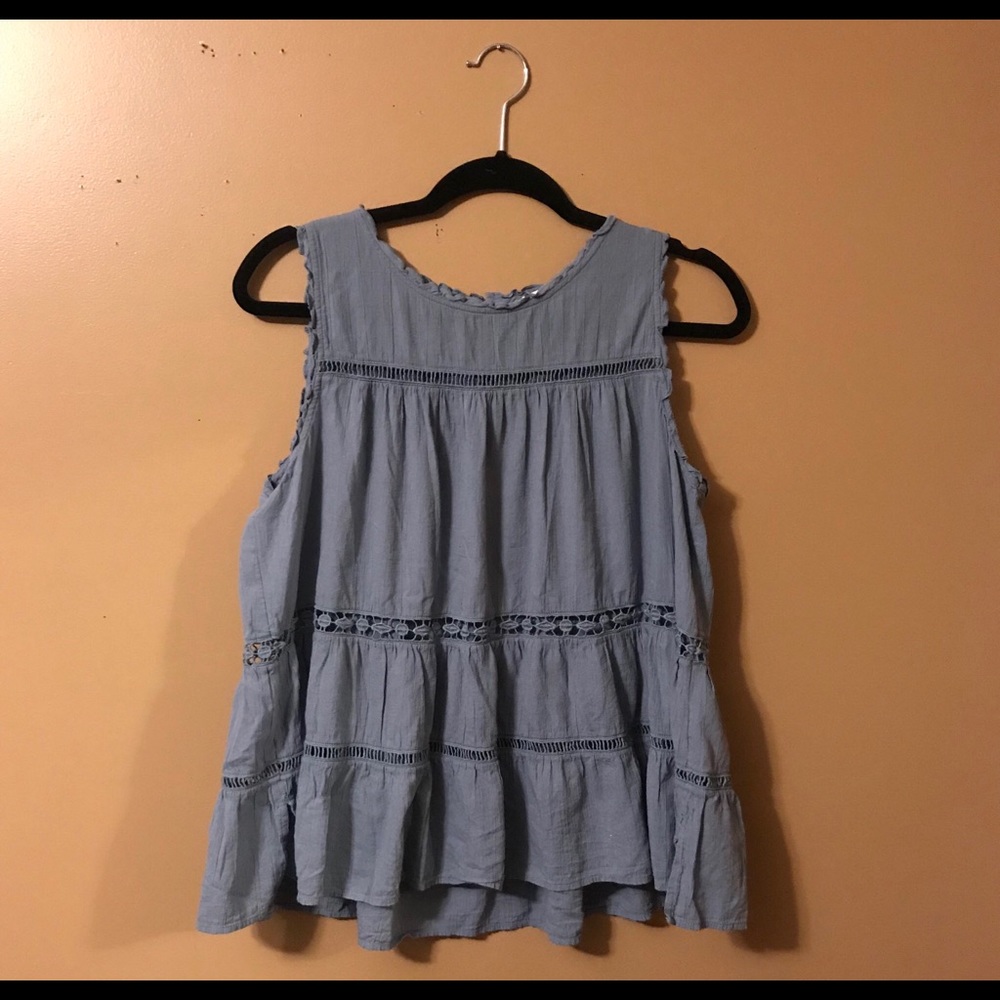 Blue tank